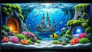 Ideias de decoração para aquário